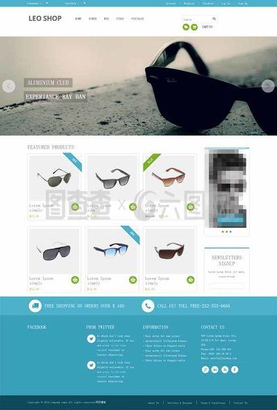 引領視界，清晰未來——打造專業眼鏡銷售HTML5網站模板指南